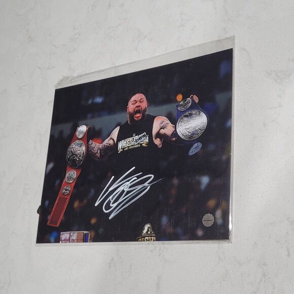 Signed Kevin Owens COA Autographed 8 x 10 Photo PRO CERTIFICATION WWE KO Champ - Picture 1 of 4
